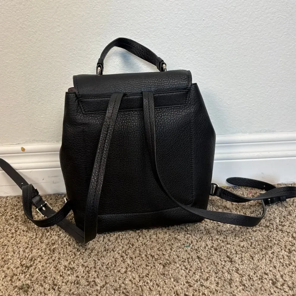 Kate Spade Pebbled Leather Hayes Street Teba Clasp Closure Backpack